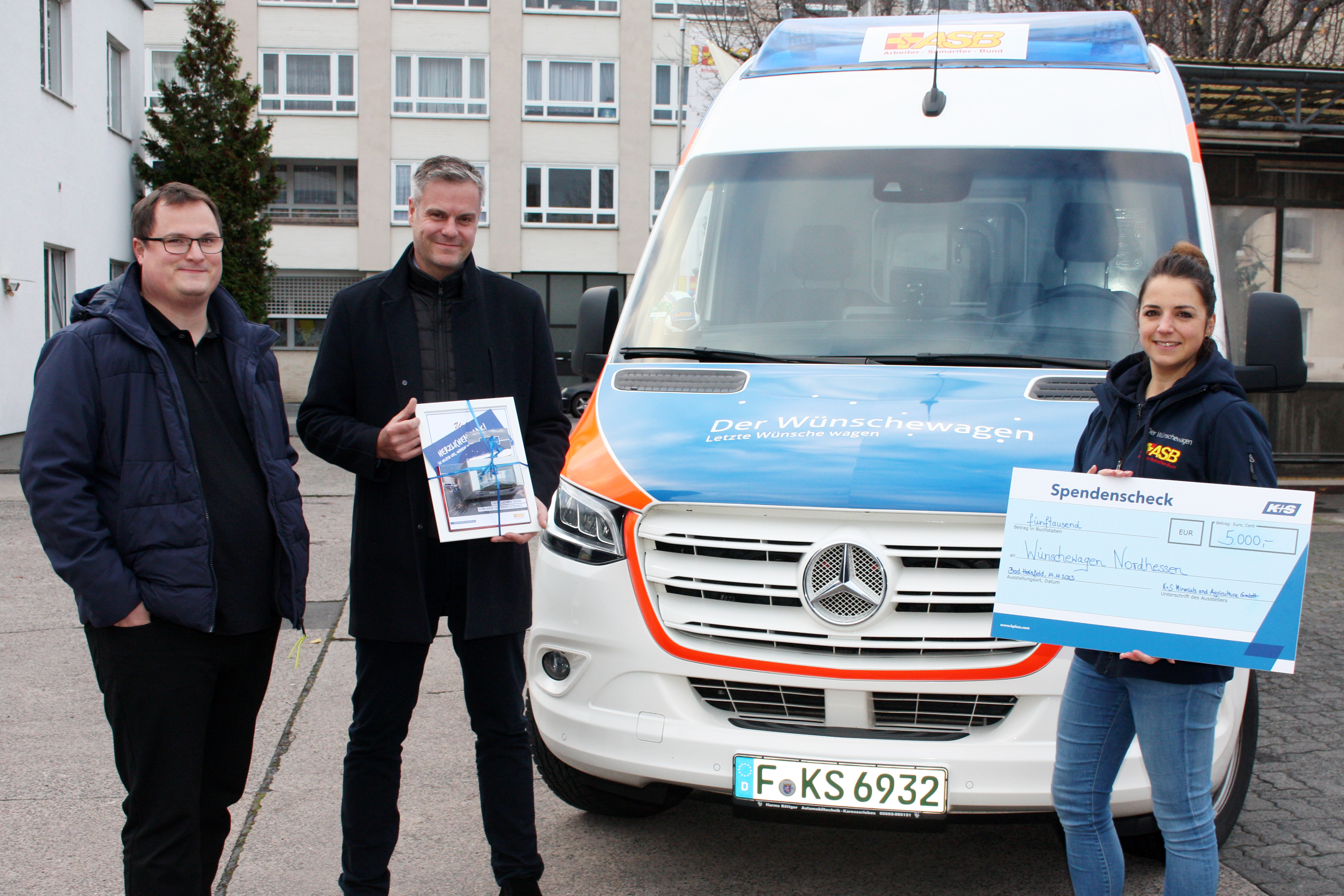 K+S Minerals und Agriculture GmbH: 5000 Euro helfen, letzte Herzenswünsche zu erfüllen