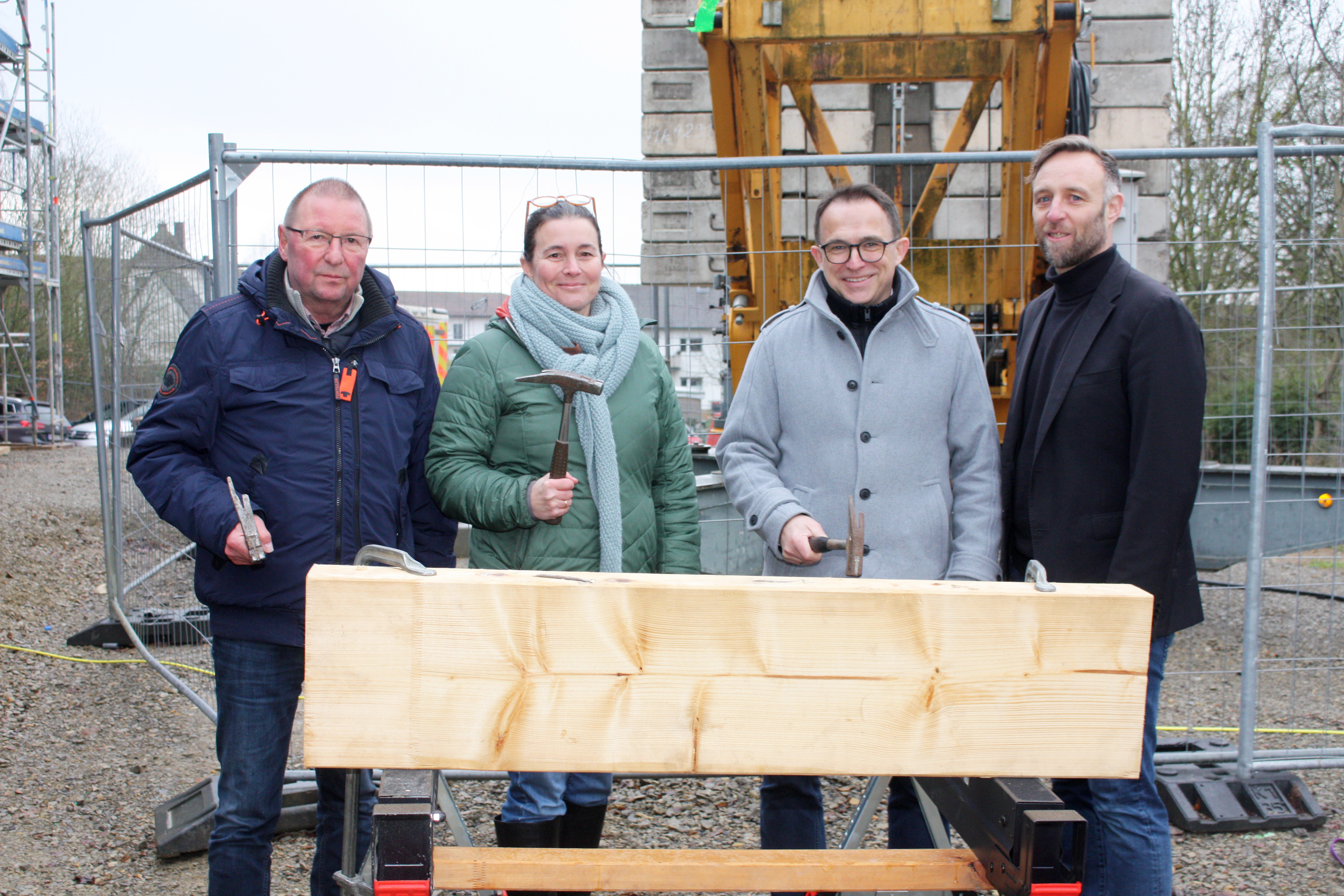 ASB feierte Richtfest in Immenhausen | Der Neubau der Rettungswache an der Holzhäuser Straße läuft nach Plan