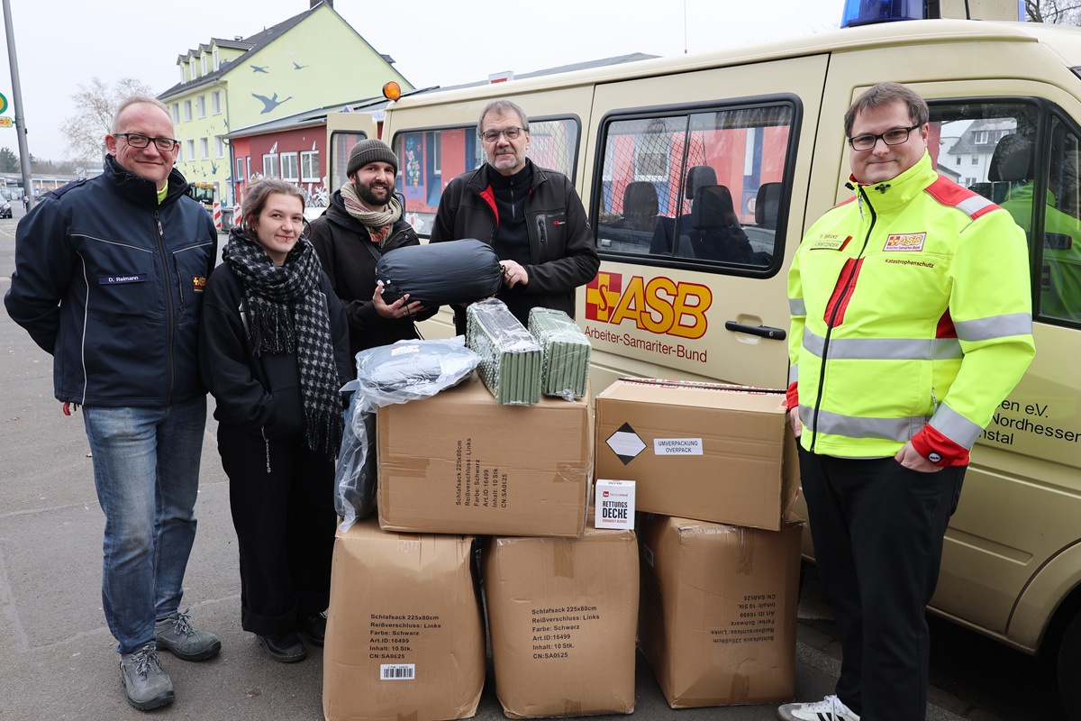 Samariter schenken Obdachlosen Wärme und Hoffnung | Regionalverband unterstützte Kältehilfe 2025
