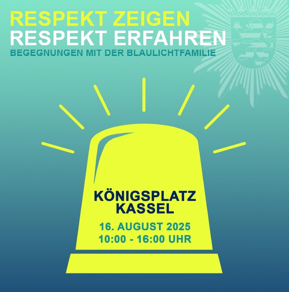 Respekt zeigen, Respekt erfahren | Begegnungen mit der Blaulichtfamilie auf dem Königsplatz